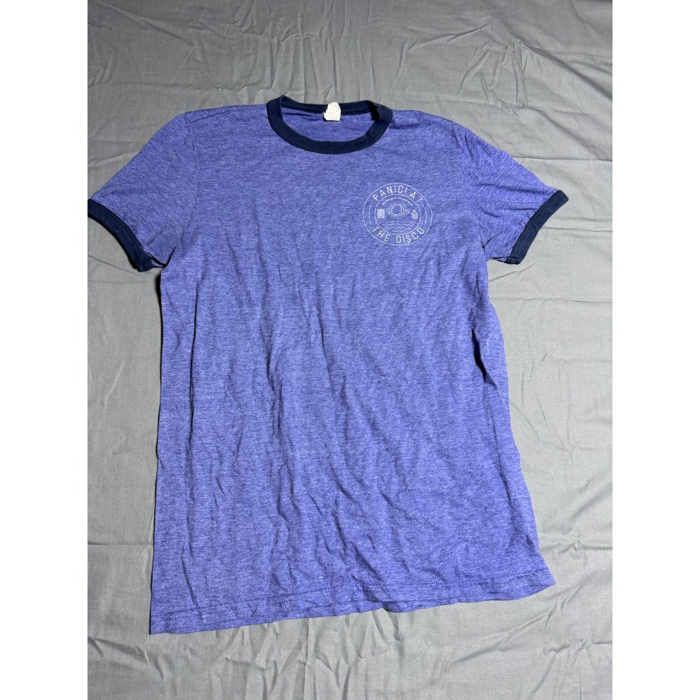 American Apparel Panic! At The Disco Ringer Tee Small Purple Good Golden Days